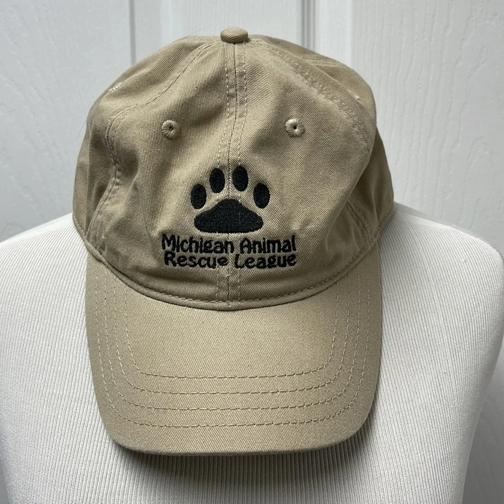 Michigan Animal Rescue League Adjustable Baseball Hat Cap NWOT
